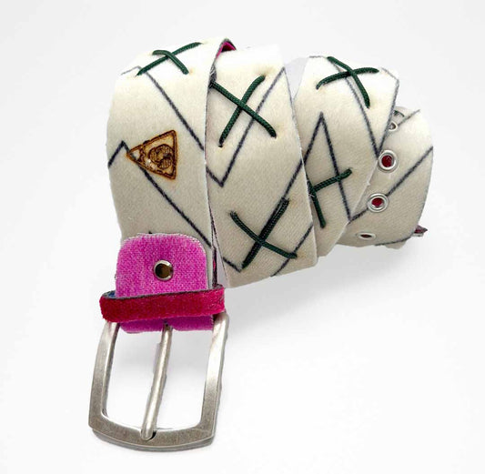 Cintura mattia white black