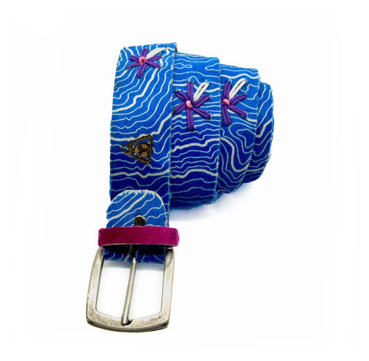 Cintura stella alpina blue-contour