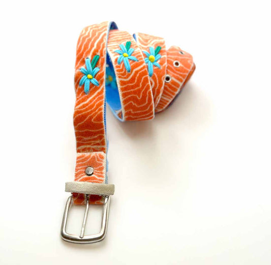 Cintura stella alpina orange contour