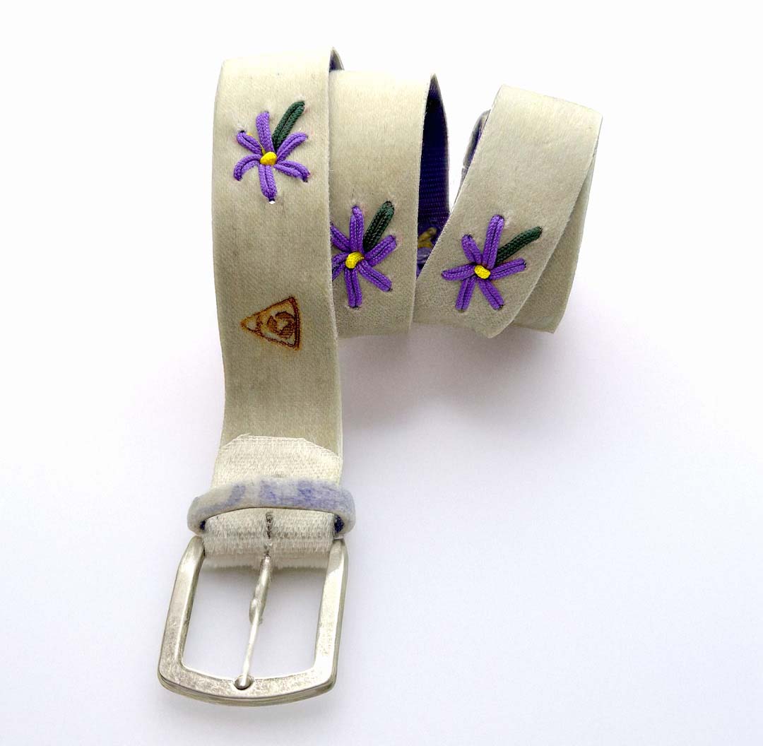 Cintura stella alpina white violet