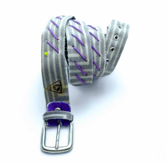 cinturam ginger grey skin and violet cord